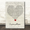 Jann Arden Insensitive Script Heart Song Lyric Quote Music Print