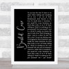Green Day Basket Case Black Script Song Lyric Quote Music Print