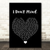 Defeater I Don't Mind Black Heart Song Lyric Quote Music Print