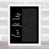 Mental As Anything Live It Up Black Script Song Lyric Quote Music Print