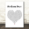 Adam Sandler Medium Pace White Heart Song Lyric Quote Music Print