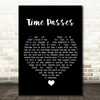 Paul Weller Time Passes Black Heart Song Lyric Quote Music Print