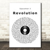 Spacemen 3 Revolution Vinyl Record Song Lyric Quote Music Print