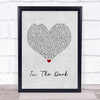 Camila Cabello In The Dark Grey Heart Song Lyric Quote Music Print