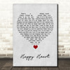 Andy Williams Happy Heart Grey Heart Song Lyric Quote Music Print