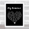 James Taylor My Romance Black Heart Song Lyric Quote Music Print
