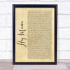 Kanye West Hey Mama Rustic Script Song Lyric Quote Music Print