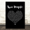 Sam Fender Two People Black Heart Song Lyric Quote Music Print