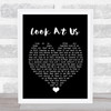 Vince Gill Look At Us Black Heart Song Lyric Quote Music Print