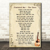 Fleetwood Mac The Chain Song Lyric Vintage Quote Print