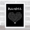 for KING & COUNTRY Priceless Black Heart Song Lyric Quote Music Print