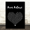 Smashing Pumpkins Ava Adore Black Heart Song Lyric Quote Music Print