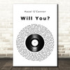 Hazel O'Connor Will You Vinyl Record Song Lyric Quote Music Print