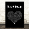 Daniel Caesar Best Part Black Heart Song Lyric Quote Music Print