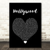 Lewis Capaldi Hollywood Black Heart Song Lyric Quote Music Print