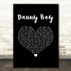 Eva Cassidy Danny Boy Black Heart Song Lyric Quote Music Print