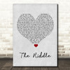 Nik Kershaw The Riddle Grey Heart Song Lyric Quote Music Print