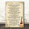 The Beatles Penny Lane Song Lyric Vintage Quote Print