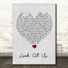 Vince Gill Look At Us Grey Heart Song Lyric Quote Music Print