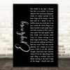 Staind Epiphany Black Script Song Lyric Quote Music Print