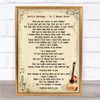 Arctic Monkeys Do I Wanna Know Song Lyric Vintage Quote Print