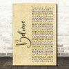 Cher Believe Rustic Script Song Lyric Quote Music Print