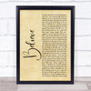 Cher Believe Rustic Script Song Lyric Quote Music Print