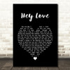 Stevie Wonder Hey Love Black Heart Song Lyric Quote Music Print