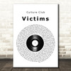 Culture Club Victims Vinyl Record Song Lyric Quote Music Print