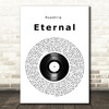 Roadtrip Eternal Vinyl Record Song Lyric Quote Music Print