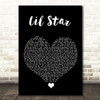 Kelis Lil Star Black Heart Song Lyric Quote Music Print