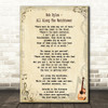 Bob Dylan All Along The Watchtower Song Lyric Quote Print