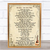 Bob Dylan Just Like A Woman Song Lyric Quote Print