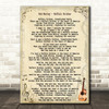 Bob Marley Buffalo Soldier Song Lyric Quote Print