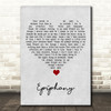 Staind Epiphany Grey Heart Song Lyric Quote Music Print