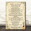 Bob Marley Could You Be Loved Song Lyric Quote Print