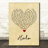 The Cure Halo Vintage Heart Song Lyric Quote Music Print