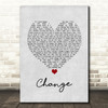 Lisa Stansfield Change Grey Heart Song Lyric Quote Music Print