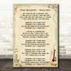 Bruce Springsteen Hungry Heart Song Lyric Quote Print