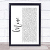 Taylor Swift Mine White Script Song Lyric Quote Music Print