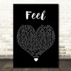 Robbie Williams Feel Black Heart Song Lyric Quote Music Print