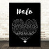 The Cure Halo Black Heart Song Lyric Quote Music Print