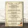 Alison Moyet Is This Love Song Lyric Quote Print