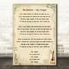 The Beatles Day Tripper Song Lyric Quote Print