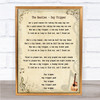 The Beatles Day Tripper Song Lyric Quote Print