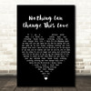 Sam Cooke Nothing Can Change This Love Black Heart Song Lyric Wall Art Print