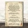 The Beatles Lady Madonna Song Lyric Quote Print