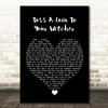 Peter Hollens Toss A Coin To Your Witcher Black Heart Song Lyric Wall Art Print