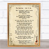 The Beatles Let It Be Song Lyric Quote Print