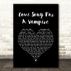 Annie Lennox Love Song For A Vampire Black Heart Song Lyric Wall Art Print